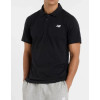 New Balance -  Jersey Polo Shirt in Black