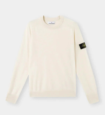Stone Island - Crewneck jumper in Ivory
