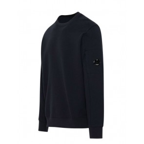 CP Company - Diagonal Raised Fleece Sweatshirt in Navy