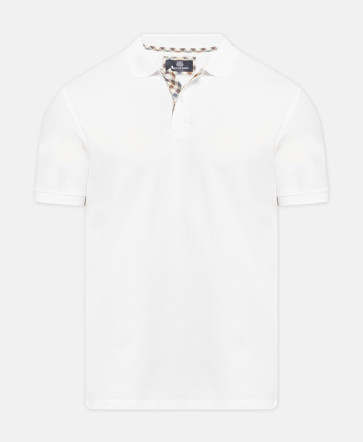 Aquascutum - Polo Shirt in White