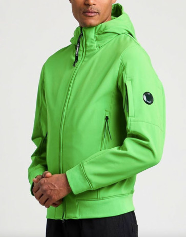 CP Company - C.P. Shell-R Hooded Jacket in Lime Green