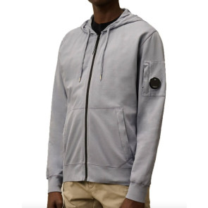 CP Company - Light Fleece Full Zip Hooded Sweatshirt (Lavender Violet)
