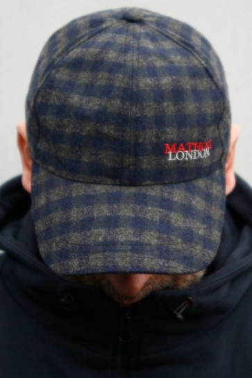 Mathori London - Grey/Blue Woolen Cap