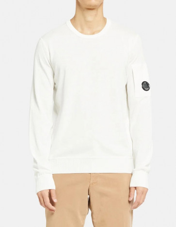 CP Company - Crew neck Jumper in White