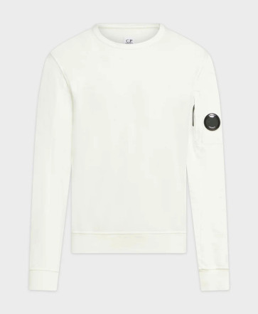 CP Company - Crew Neck Sweatshirt in White