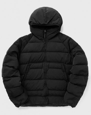 CP Company - Eco Chrome R Hooded Down Goggle Jacket in Black