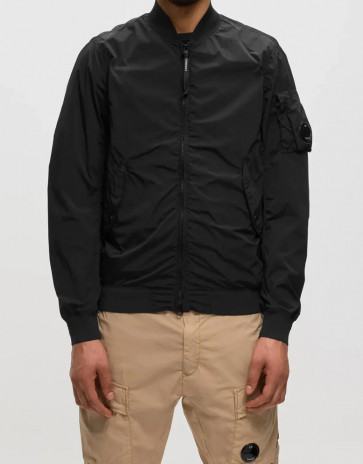 CP Company - Nycra-R Bomber Jacket in Black
