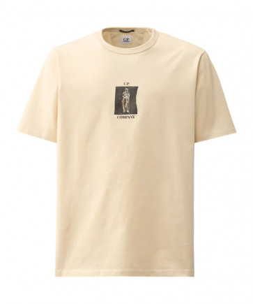 CP Company - Mercerized Twisted Graphic T-Shirt (Pistachio Shell)
