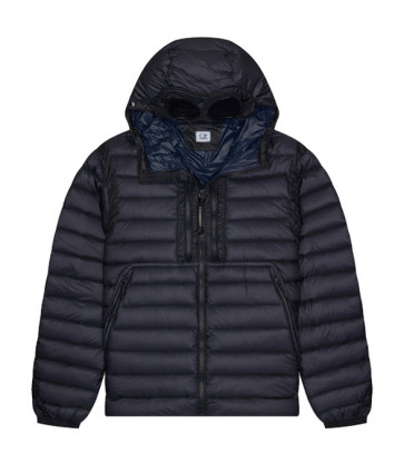 CP Company - D.D. Shell Goggle Down Jacket in Total Eclipse 