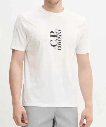 CP Company - 30/1 Jersey Vertical Logo T-Shirt