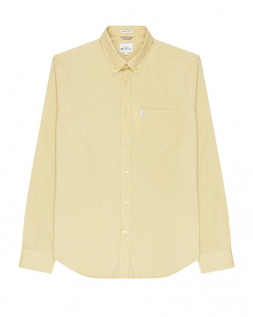 Ben Sherman - Signature GOTS Oxford Casual Shirt (Pale Yellow)