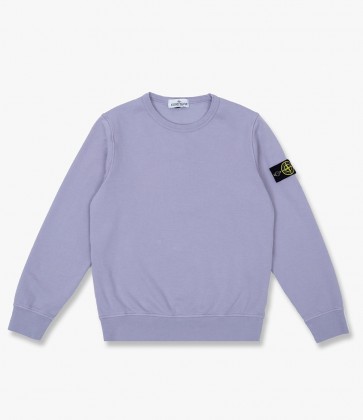 Stone Island Junior - Crew Sweatshirt in Purple Lavender (781661340)
