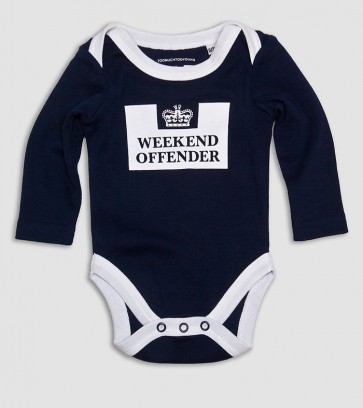 Weekend Offender - Babygrow Navy