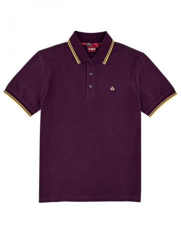 Merc London - Card Polo Shirt (Wine)