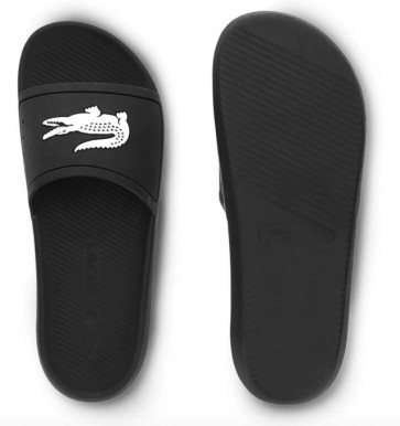 Lacoste - Croco Slides (Black)