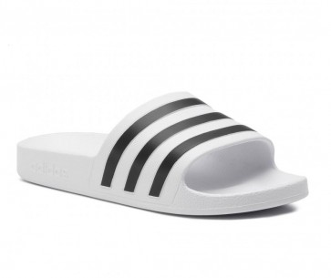 Adidas - Adilette Aqua in White/Black (F35539)