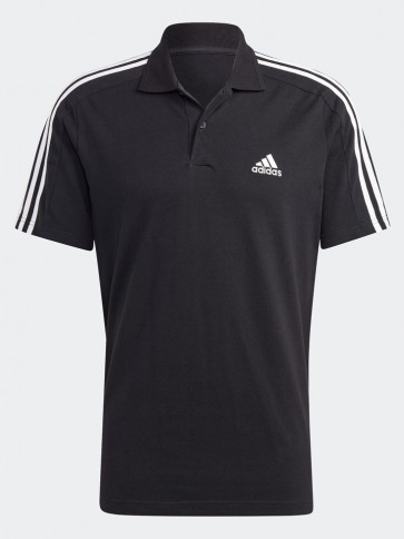 Adidas - Pique Small Logo 3-Stripes Polo Shirt 