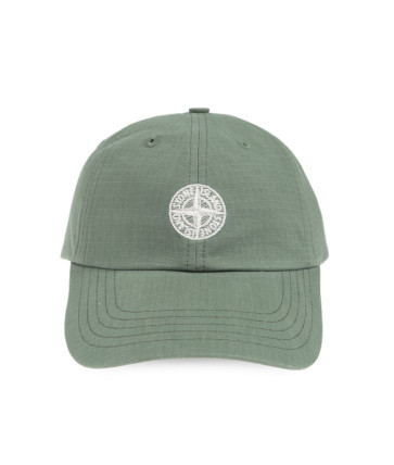 Stone Island - Ripstop Cotton Cap in Musk Green