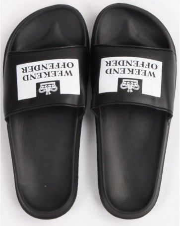 Weekend Offender - LA PISCINE Slides in Black