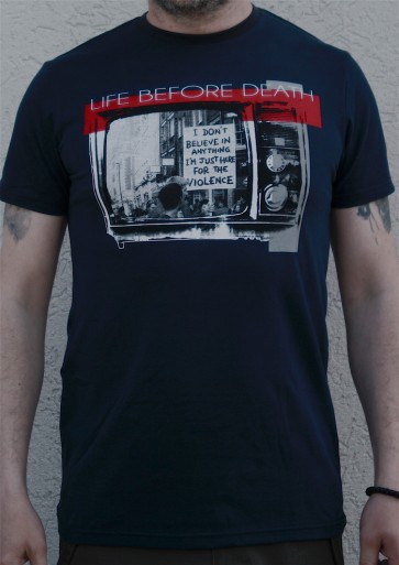 Mathori London - Life Before Death T-Shirt in Navy