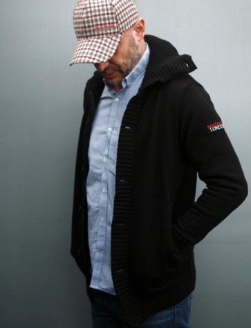 Mathori London - Woolen Cardigan in Black