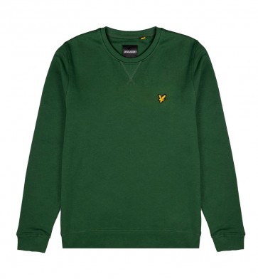 Lyle & Scott - Crew Neck Sweatshirt in English Green