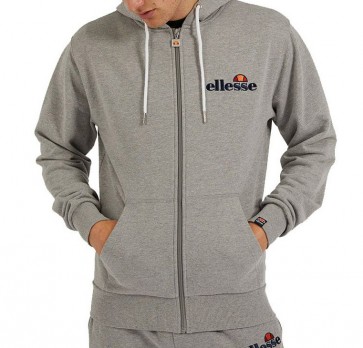 Ellesse - Briero Zip Sweatshirt in Marl Grey