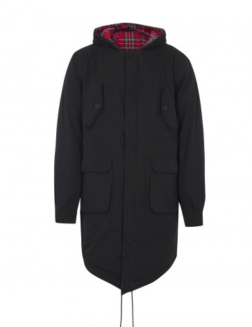  Merc London - Tobias Fishtail Parka (Black)