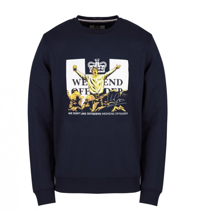 Weekend Offender Leo Gregory Sweatshirt Navy
