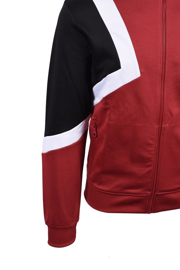 Lyle & Scott Vintage - Striped Track Top (Tunnel Red)