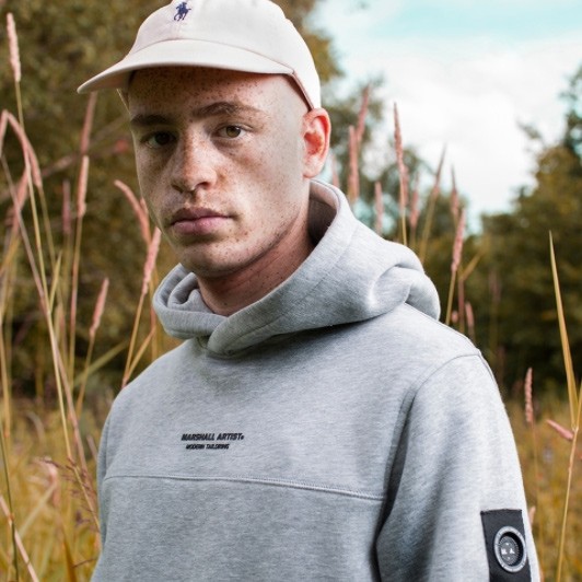 marshall artist hoodie grey