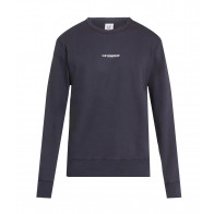 CP Company - Logo Printed Crewneck Sweatshirt in Navy
