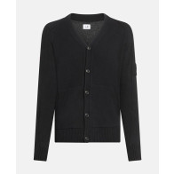 CP Company - Wool Cardigan in Black