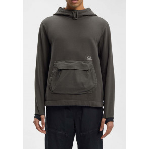 CP Company - Pocket Hoodie in Khaki
