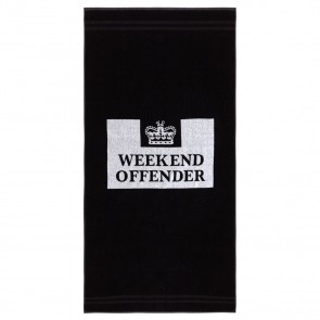 Weekend Offender - Prison Logo Towel (Black)