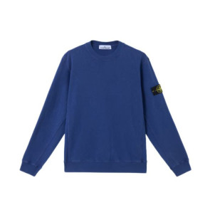 Stone Island - Crew Neck Sweatshirt in Marine Blue 