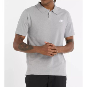 New Balance - Pique Polo Shirt in Grey