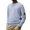 CP Company - Cotton Crepe Crewneck Lens Knit (Cerulean)