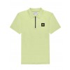 Lyle & Scott - Zip Detail Polo Shirt in Lucid Green