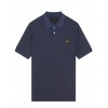 Lyle & Scott - Washed Polo Shirt in Dark Navy